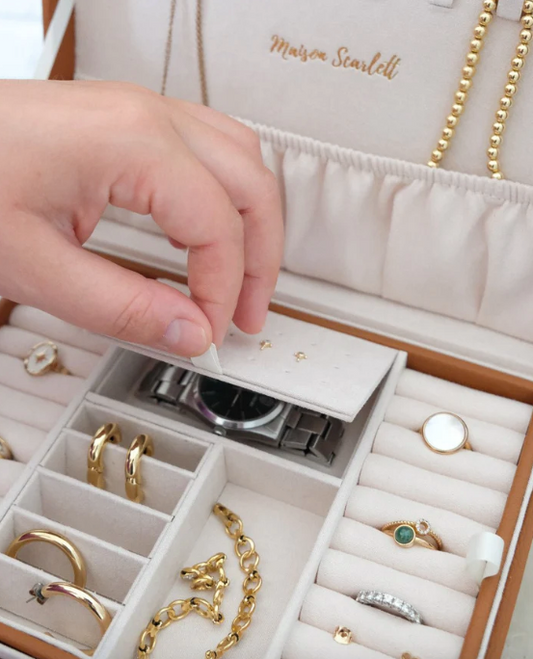 Boite à bijoux pour la maison ou le voyage : la grande