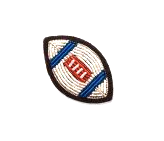 Broche Balle US de MACON & LESQUOY 3,4x2cm