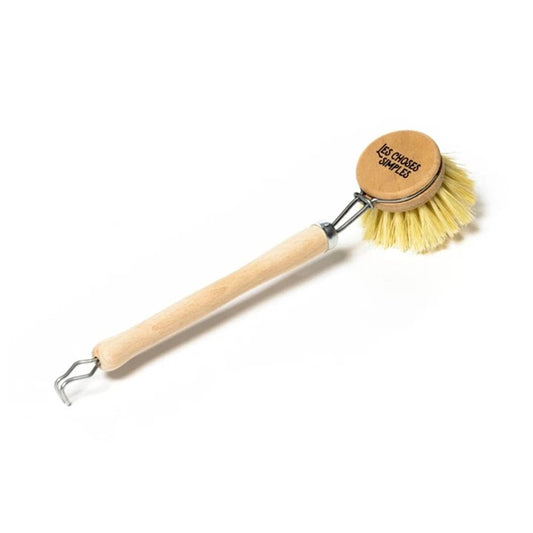 Brosse de vaisselle en bois et fibres naturelles