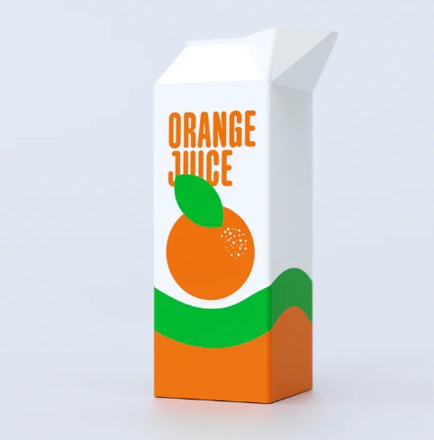 Vase en forme de JUS D'ORANGE de chez FLUID MARKET