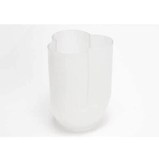 Vase en verre blanc Modèle Quito