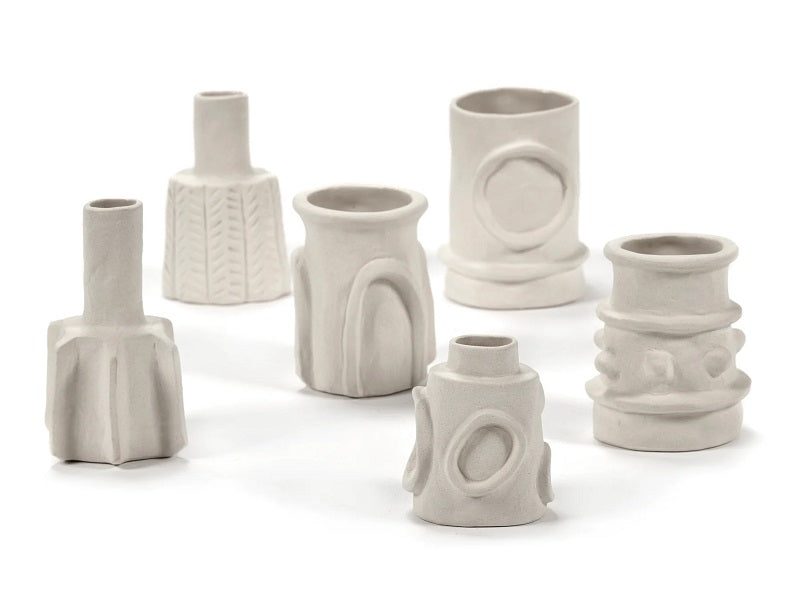 6 Mini vases MOLLY en grès de M.Michielsen  Serax