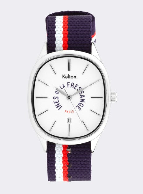 Montre Colorama de Inès de la Fressange et KELTON coloris bleu