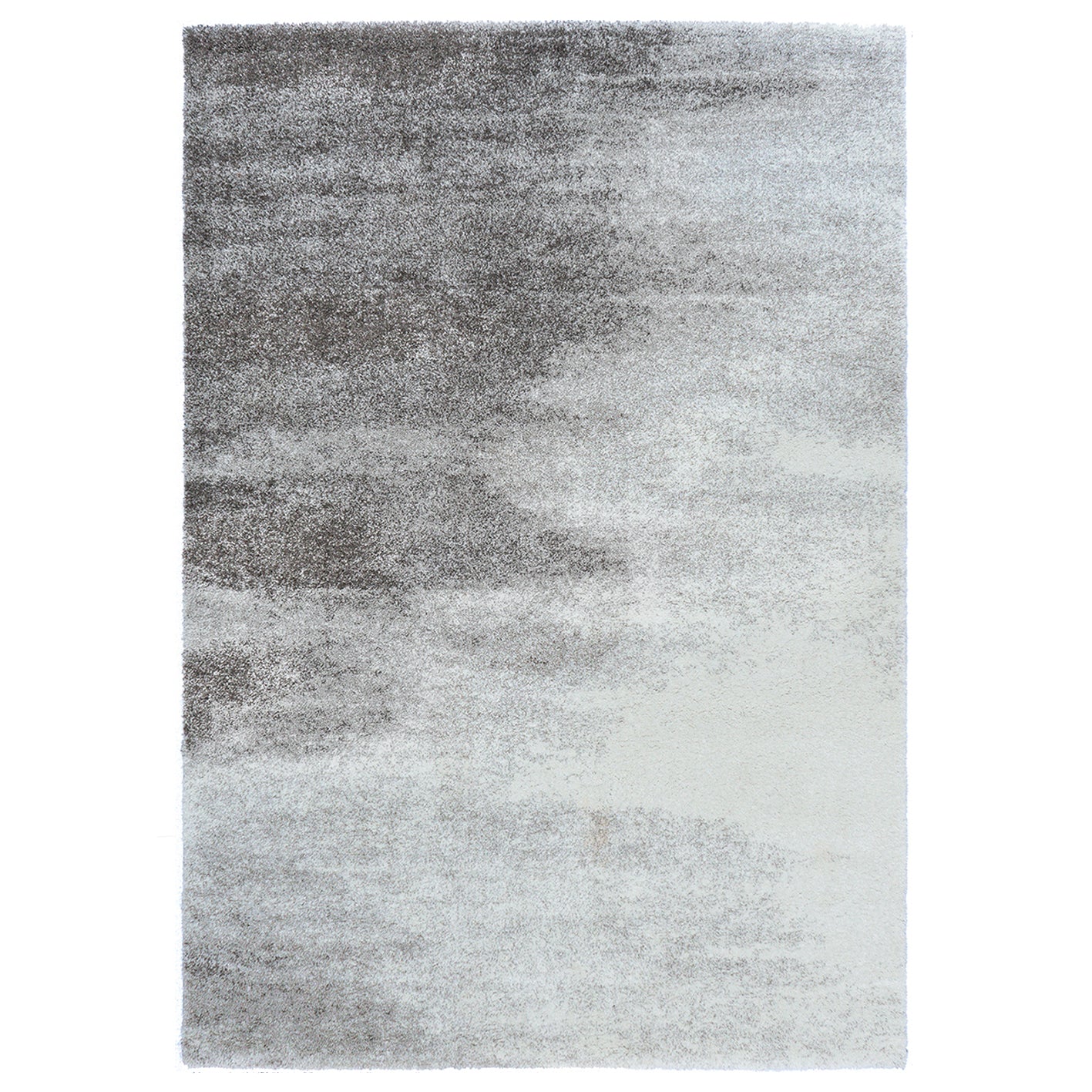 Tapis tout doux "touché soie" dégradé gris