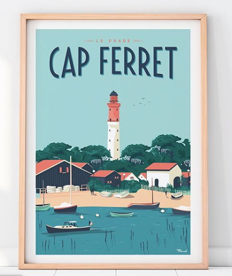 Affiches des Villes de bord de mer