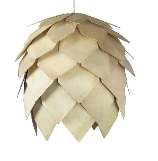 Lampe suspension en bois