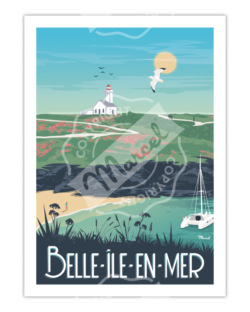 Affiches des Villes de bord de mer