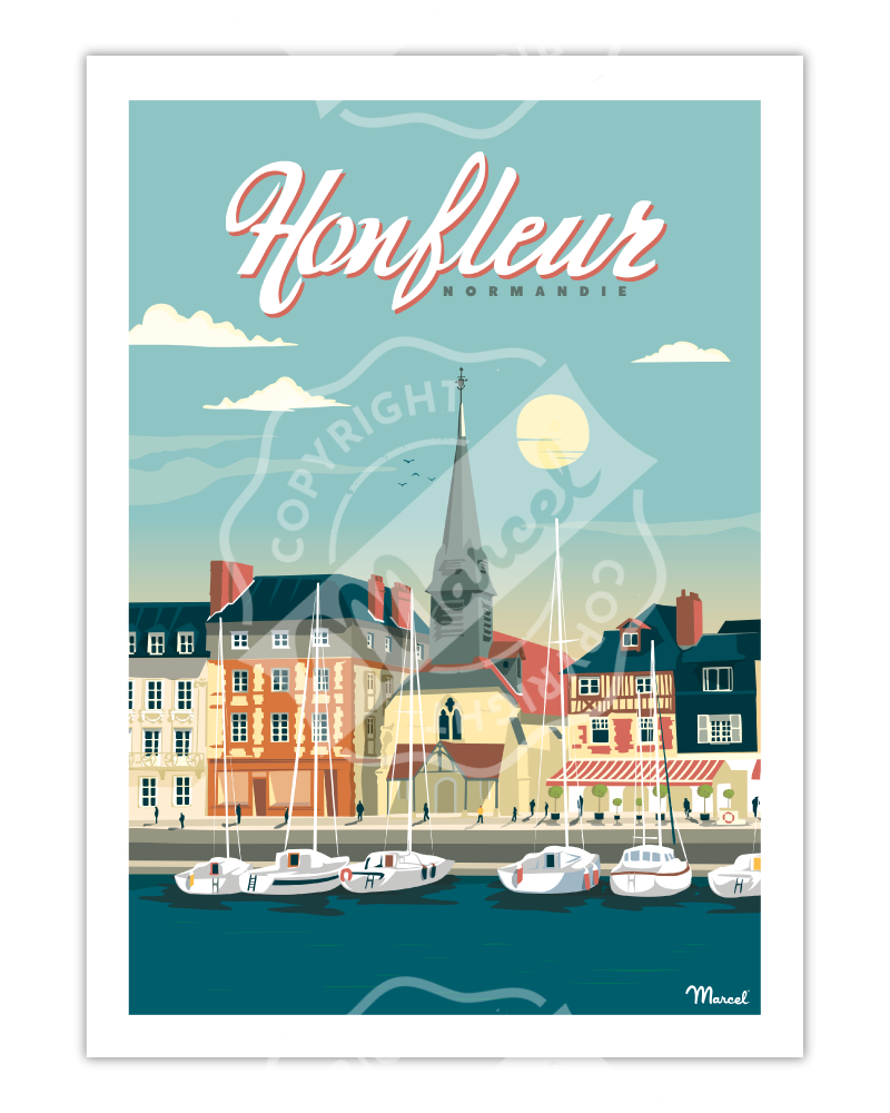 Affiches des Villes de bord de mer