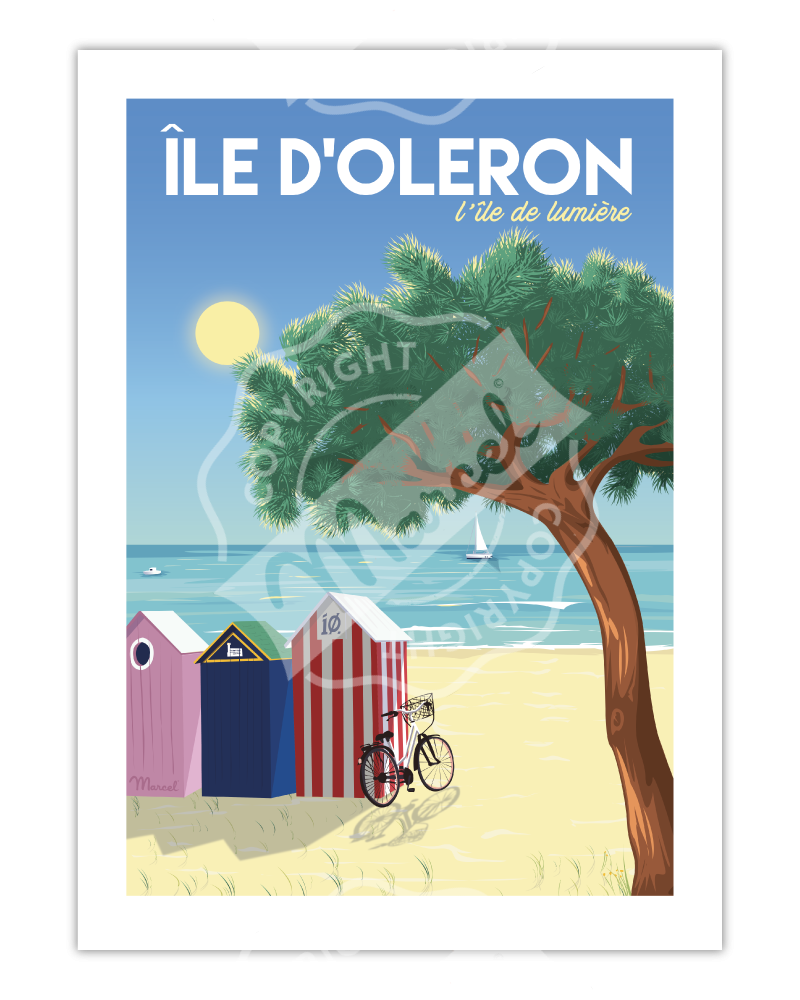 Affiches des Villes de bord de mer