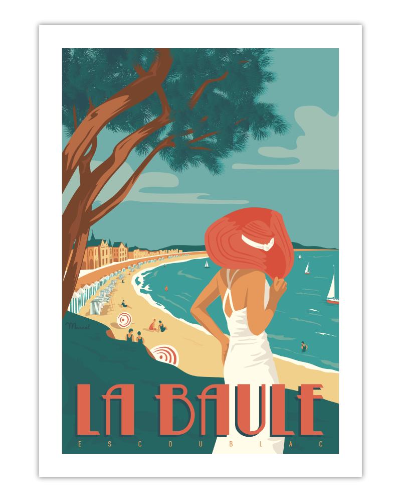 Affiches des Villes de bord de mer