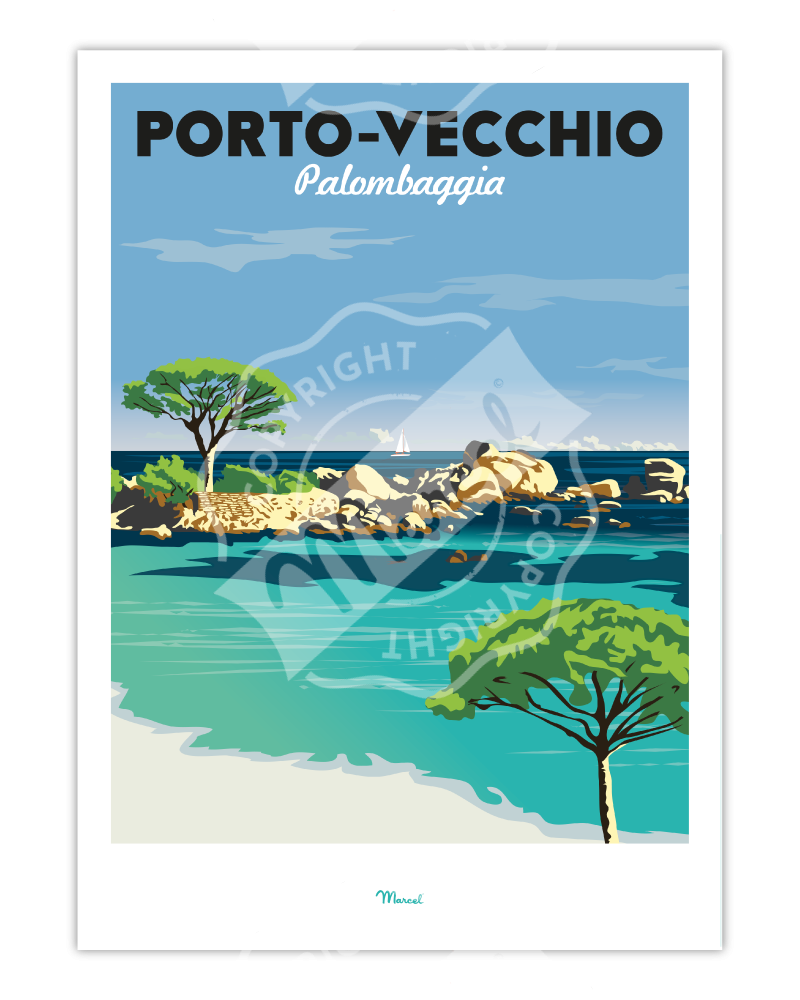 Affiches des Villes de bord de mer