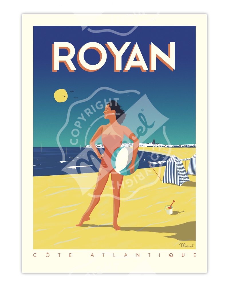 Affiches des Villes de bord de mer