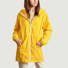 Imperméable Amelot jaune citron FLOTTE 100% recyclés